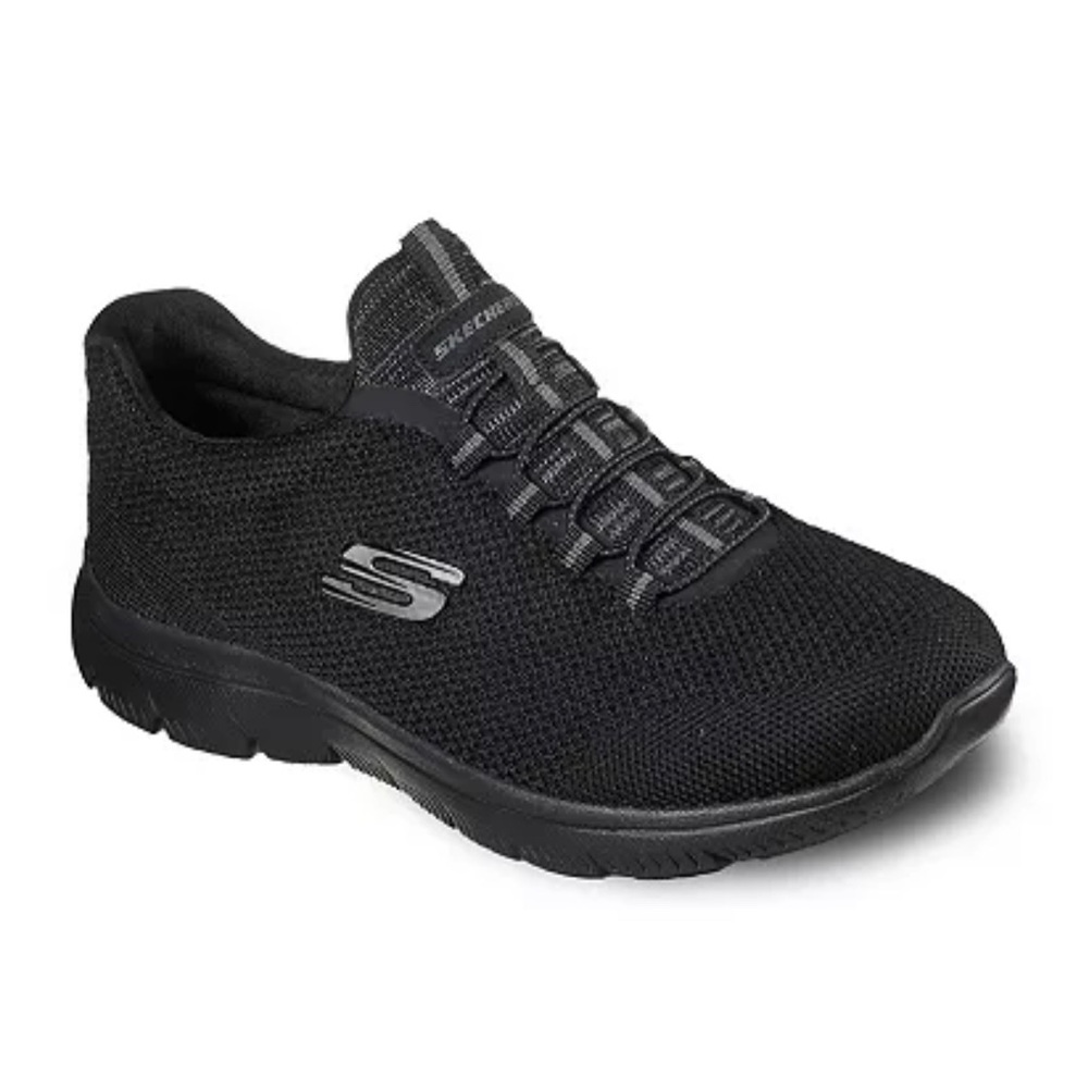 Skecher’s Slip on Black Memory Foam Size 11 W New